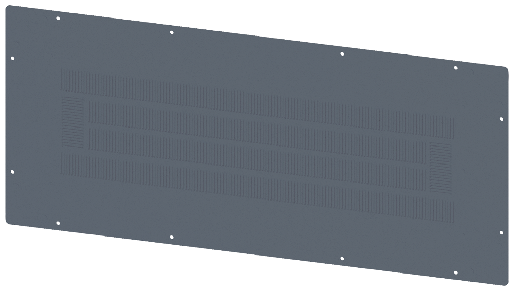 TETO COM ABERTURAS DE VENTILAÇÃO IP40 L: 900 MM P: 400 MM GALVA 8MF10942UD300A SIEMENS