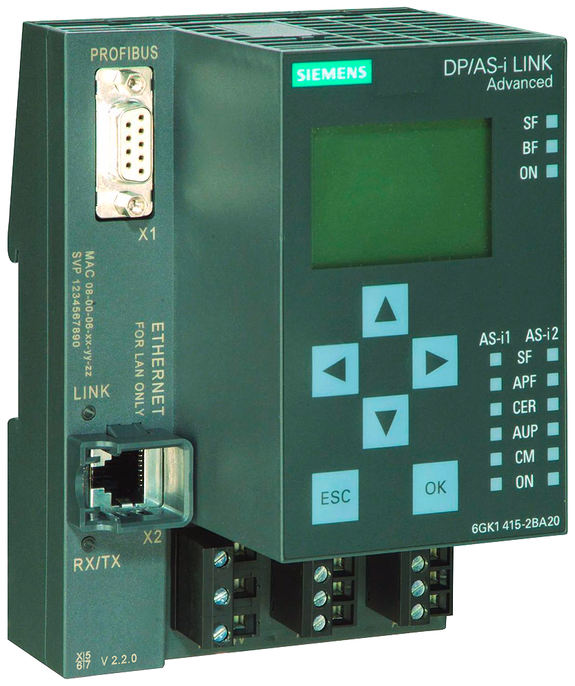 [Imagem LINK DE INTERFACE DP/AS AVANÇADO 6GK14152BA20 SIEMENS]