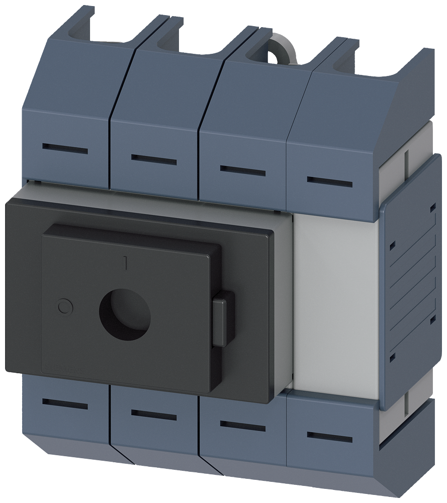 SECCIONADOR DE CORTE EM CARGA 80A TAM. 02 DE 4 POLOS ACIONAMENTO FRONTAL CE 3KD04402LG203 SIEMENS