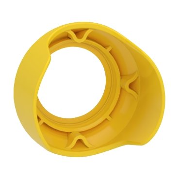 [Imagem GUARD FOR Ø 40 KEY RELEASE MUSHROOM HEAD Ø 22 MM UNITS YELLOW ZB2BZ1605C SCHNEIDER]