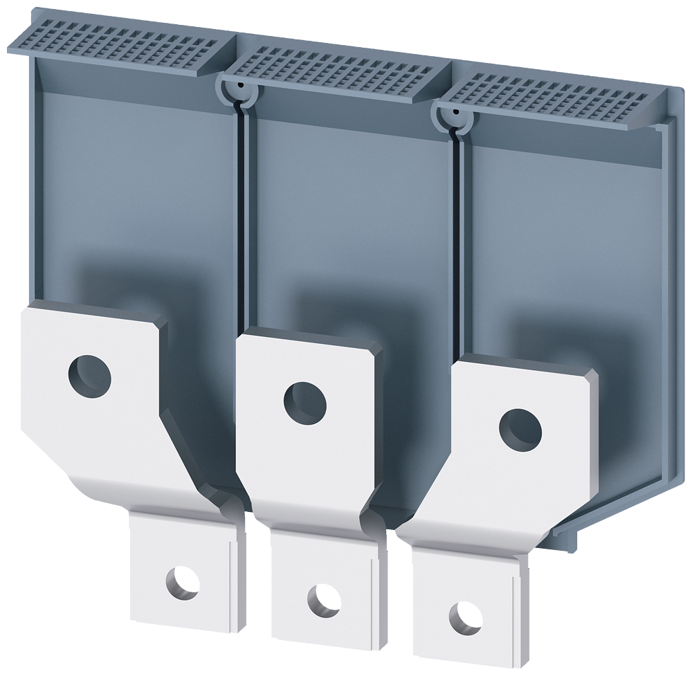 ALARGAMENTO DE CONEXÃO LADO FRONTAL 3 PÇS. PARA 3VA5/6 400/600 3VA94730QC00 SIEMENS
