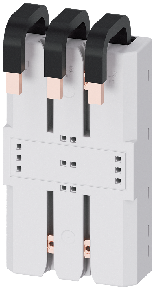 SISTEMA DE BARRAMENTOS 8US2 ADAPTADOR DE 3 POLOS 160 A PARA 3VA10 3VA11 8US24103NH01 SIEMENS