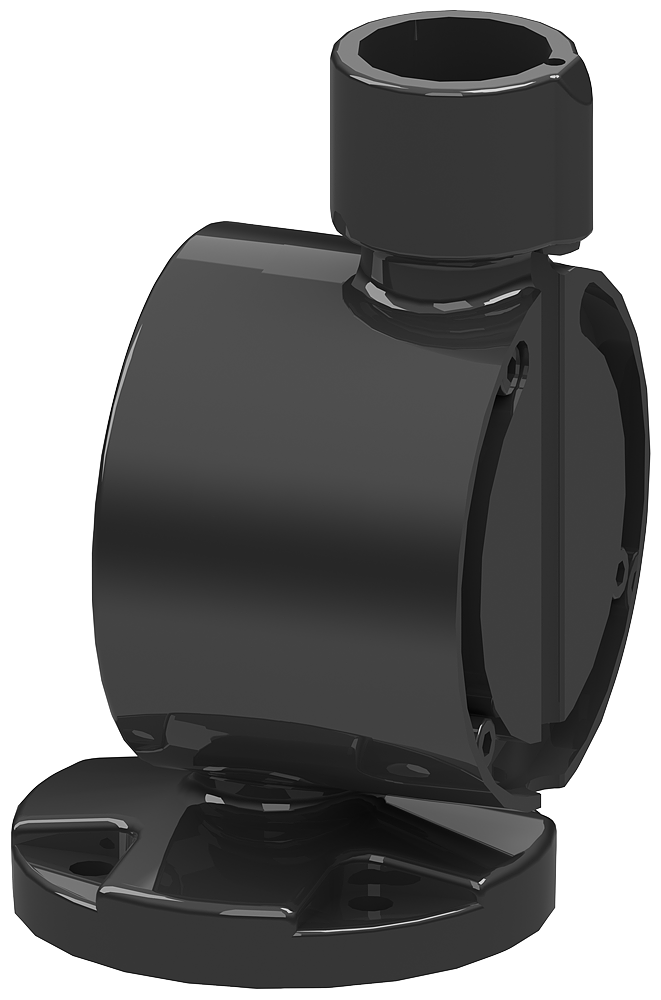 BASE DOBRÁVEL, PLÁSTICO PARA MONTAGEM DE TUBO PARA 8WD4 COLUNA LUMINOSA 8WD44080DF SIEMENS