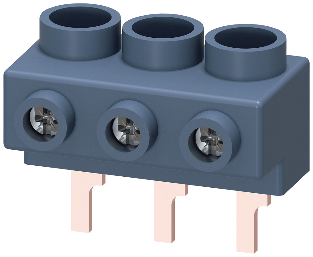 TERMINAL DE ALIMENTAÇÃO DE 3 FASES PARA BARRA COLETORA DE 3 FASES PARA TAMANH 3RV19155A-ZX92 SIEMENS