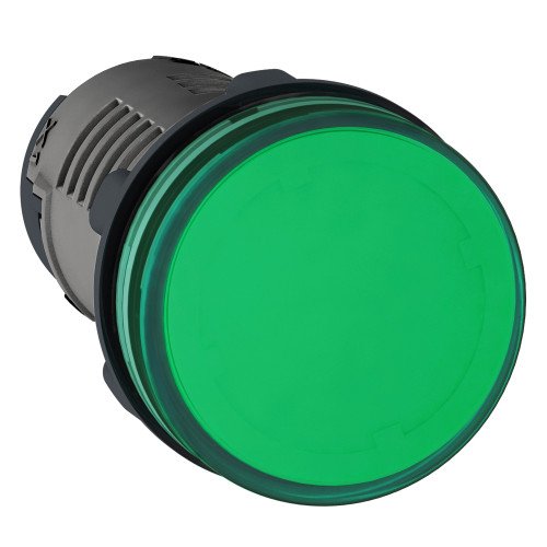 [Imagem SINALIZADOR 22MM LED VERDE 110VDC XA2EVFD3LC SCHNEIDER]