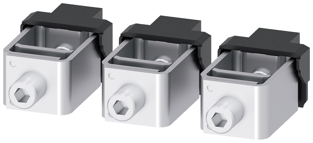 TERMINAL COM MOLDURA 3 PEÇAS ACESSÓRIOS PARA: 3VA6 150/250 3VA92430JA12 SIEMENS