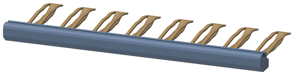 PENTE DE CONEXÃO PARA CONEXÃO MESMOS POTENCIAIS CORRENTE ADMISSÍVEL PARA ALI 3RQ49010C SIEMENS