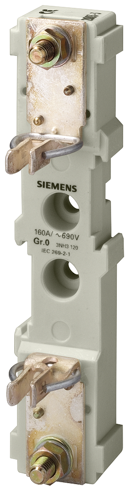 ADAPTADOR PARA FUSÍVEIS PARA BAIXA TENSÃO E ALTA POTÊNCIA TAMANHO TAM. 0 DE 3NH3120 SIEMENS