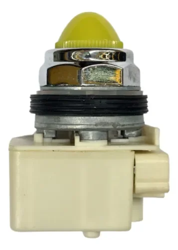 [Imagem SINALIZADOR Ø30MM METÁLICO LED DE ALTO BRILHO AMARELO 24VCA/CC 9001KP35LYY9 SCHNEIDER]