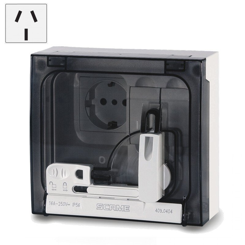 [Imagem do produto TOMADA INTERTRAVAMENTO COM FUSÍVEL MT-DIFF 409.3428 SCAME]