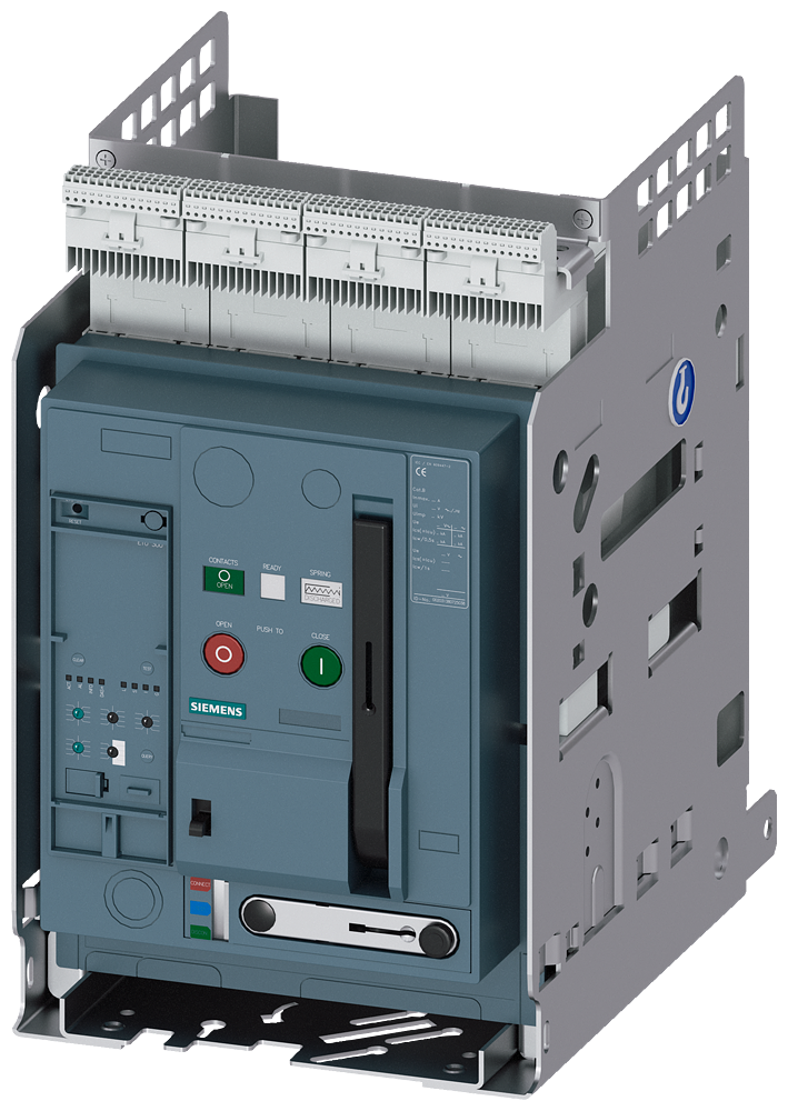 DISJUNTOR EXTRAÍ QUADRO-GUIA IEC 60947-2 TAMANHO 1 DE 3 POLOS IN= 3WA11168AB628EQ4-ZS07T40 SIEMENS