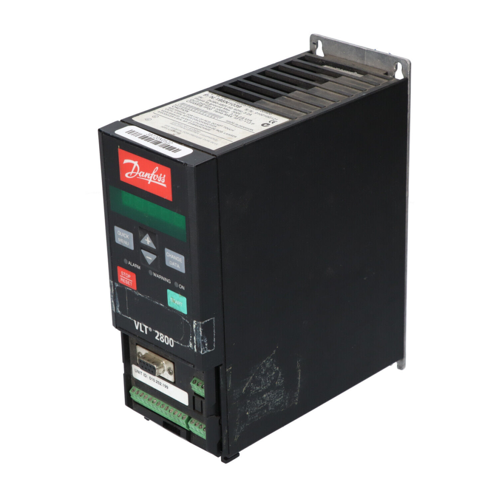 [Imagem do produto INVERSOR DE FREQUÊNCIA TRIFÁSICO 2,2KW 4,7A 380/480V 50/60HZ 195N1050 DANFOSS]