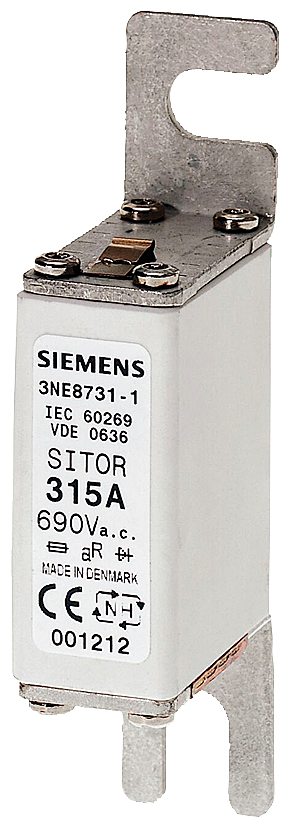 [Imagem do produto FUSÍVEL SITOR M8 125A 690V AR 3NE87221 SIEMENS]