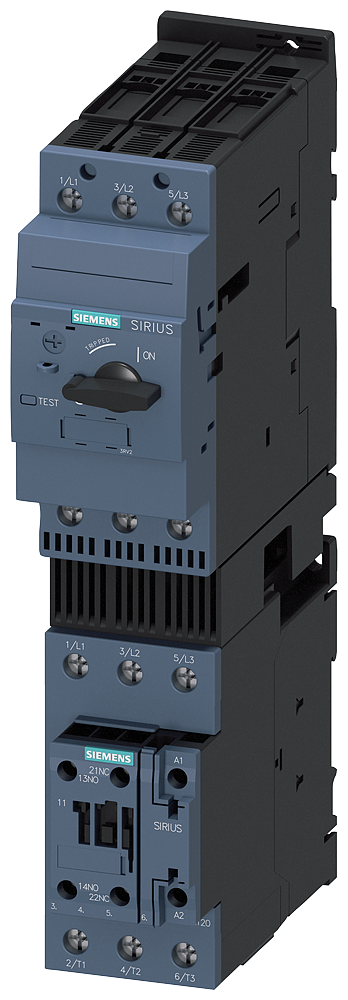 CHAVE DE PARTIDA ACIONADOR DIRETO S2 32-40 A AC 230 V/50 HZ 150 KA 3RA21504UA350AP0 SIEMENS