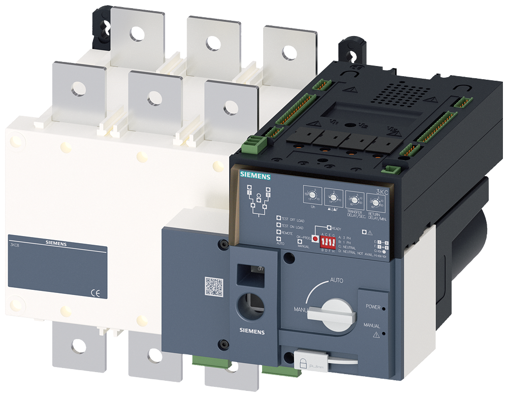 EQUIPAMENTO DE COMUTAÇÃO DE COMUTAÇÃO DE TRANSFERÊNCIA AUTOMÁTICA 3KC AUTOM 3KC83460EA220GA3 SIEMENS