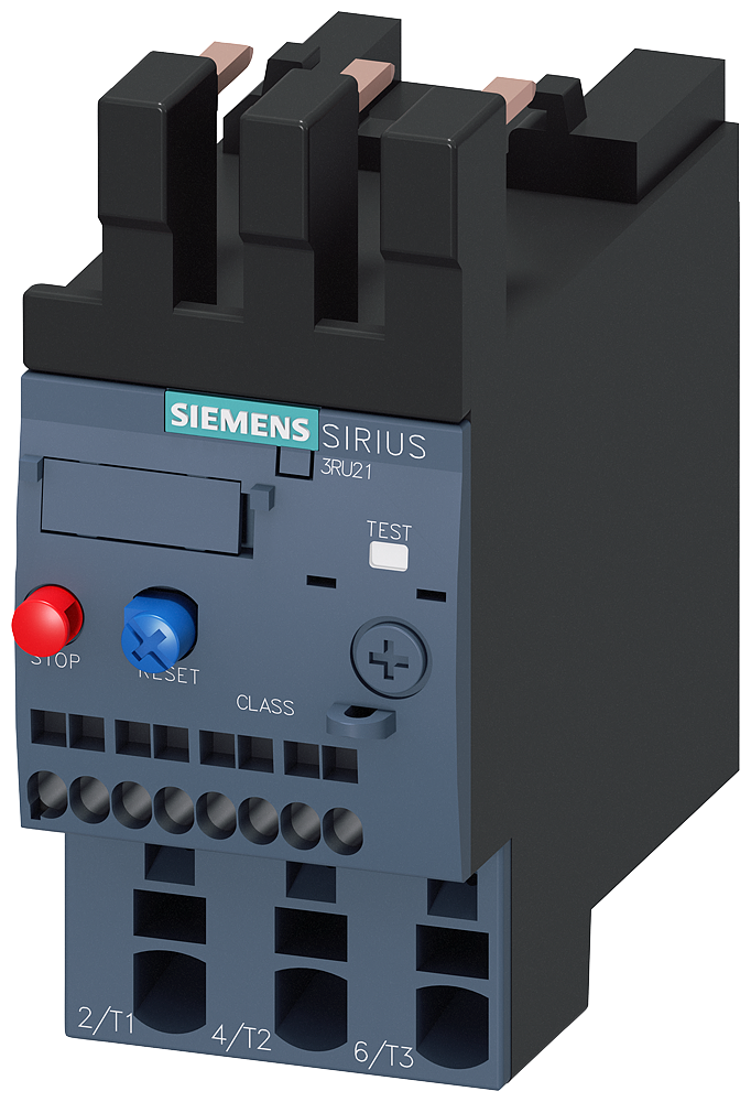 RELÉ DE SOBRECARGA 1116 A TÉRMICO PARA PROTEÇÃO DE MOTOR TAMANHO S0 CLASS 3RU21264AC0-ZW97 SIEMENS