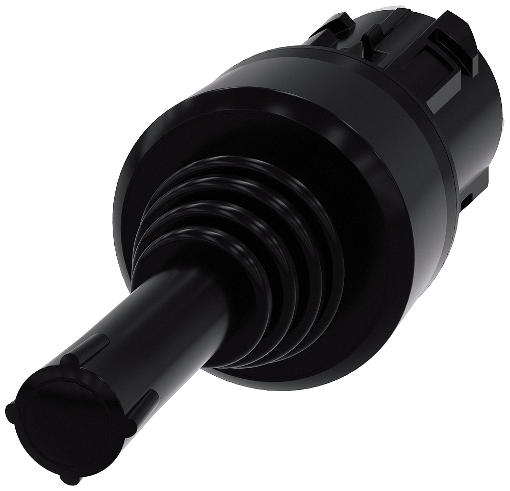 [Imagem do produto INTERRUPTOR MESTRE, 22MM, REDONDO, PLÁSTICO, PRETO, 4 POSIÇÕES DE COMUTAÇÃO 3SU10007AF100AA0 SIEMENS]