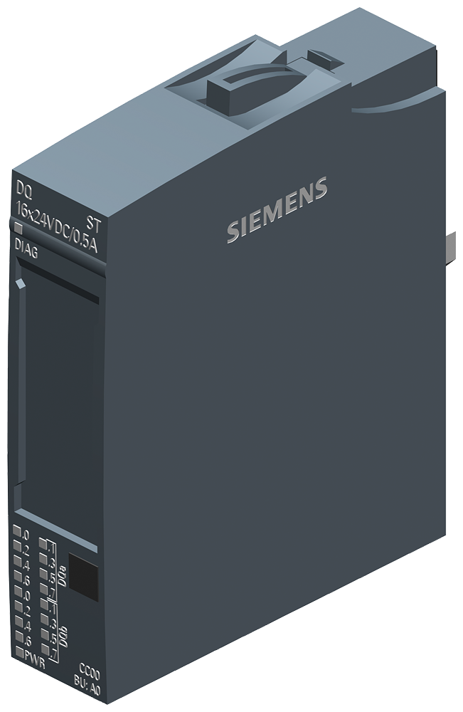 [Imagem do produto SIPLUS ET 200SP DQ 16X24VDC/0.5A ST -40 ... +70 °C COM REVESTIMENTO CONFORMAL BASE 6AG11326BH017BA0 SIEMENS]