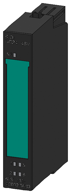 [Imagem do produto ET 200S: EM 4 DI UC 24-48V, 5 PÇS 6ES71314CD020AB0 SIEMENS]