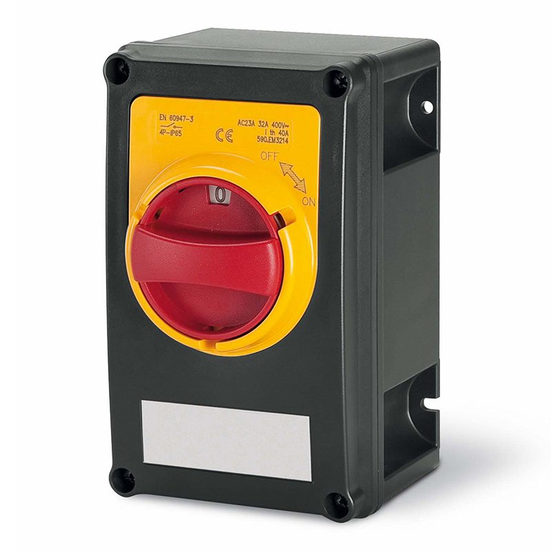 [Imagem CHAVE SECCIONADORA 32A 6P IP66 590.HEM3206 SCAME]