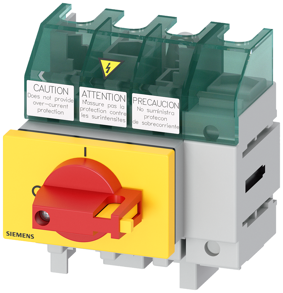 SECCIONADOR DE CORTE EM CARGA 3LD5 UL INTERRUPTOR DE PARADA DE EMER 3LD50000TL13 SIEMENS