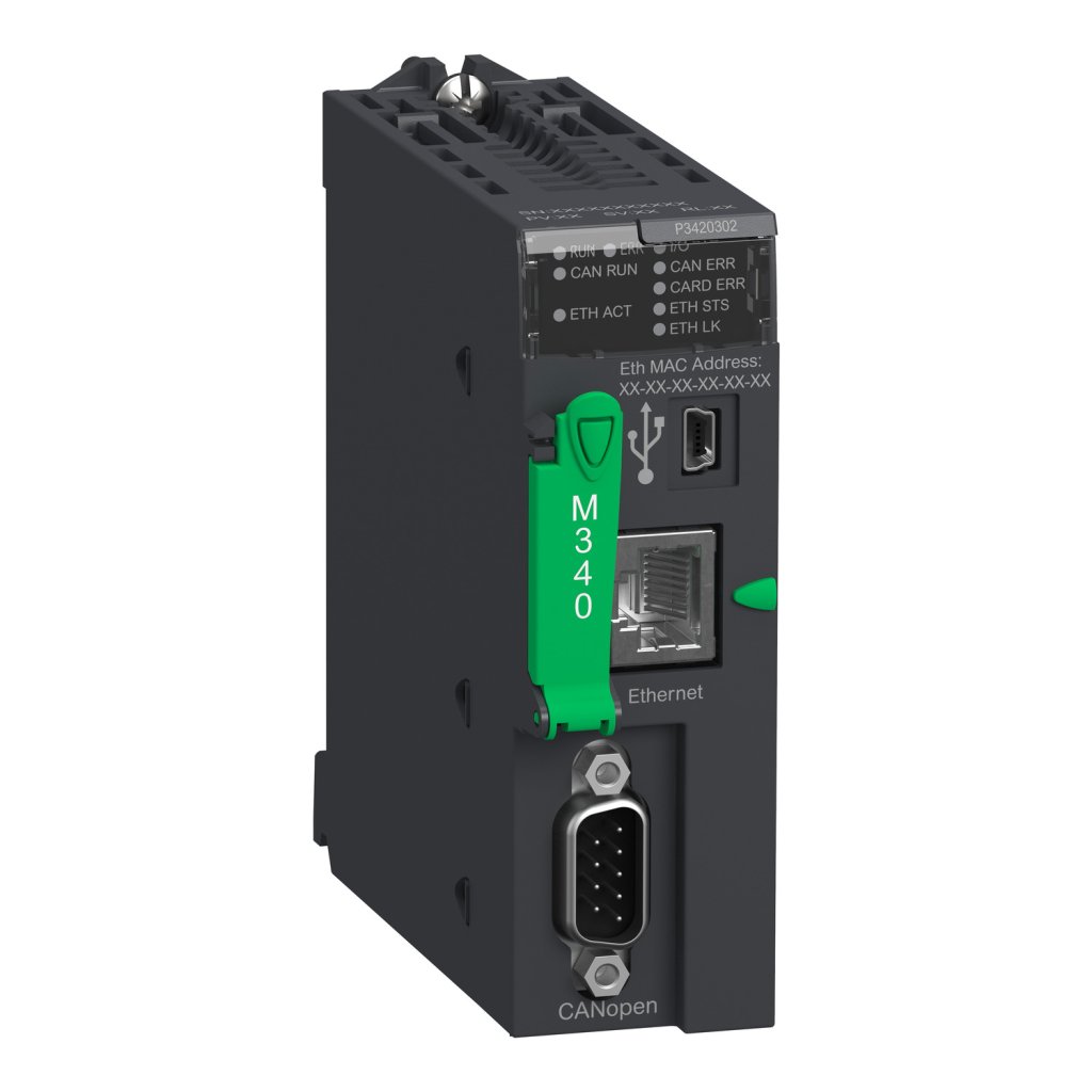 [Imagem UNIDADE DE PROCESSAMENTO CANOPEN E ETHERNET  MODICON M340  BMXP3420302 SCHNEIDER]