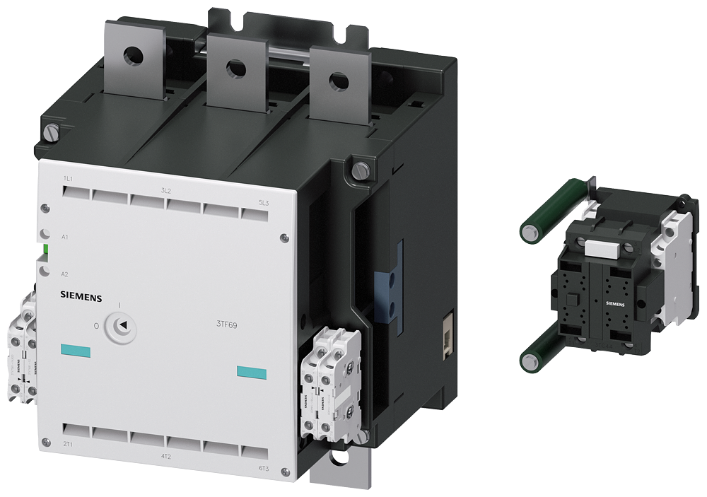 CONTATOR A VÁCUO CA-3E 630 A 335 KW / 400 V CA-3 820 A 450 KW / 400 V UE 3TF69331QG7-ZA02 SIEMENS