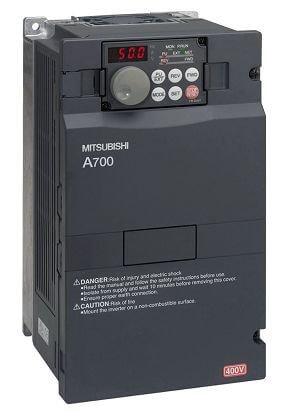[Imagem INVERSOR DE FREQUÊNCIA TRIFÁSICO 7.5KW 26.3A 380/480V 50/60HZ FRA74075K MITSUBISHI]