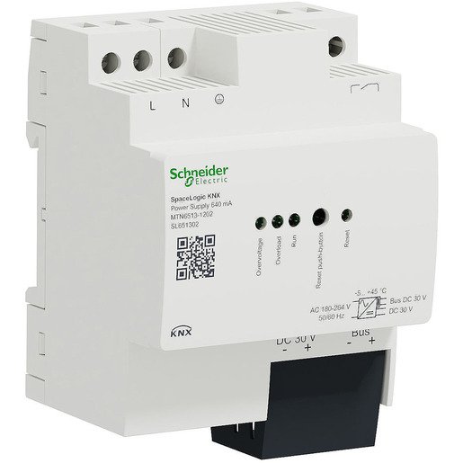 [Imagem do produto MODULO FONTE ALIMENTACAO SPACELOGIC KNX REG-K/640 MTN65131202 SCHNEIDER]