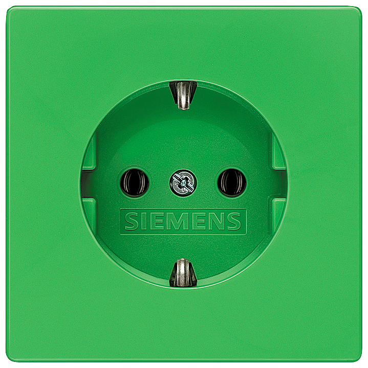 TOMADA SCHUKO VERDE 5UB1851 SIEMENS