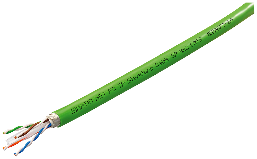 [Imagem CABO PROFINET FC PADRÃO 4X2 AWG 22 6XV18702E SIEMENS]