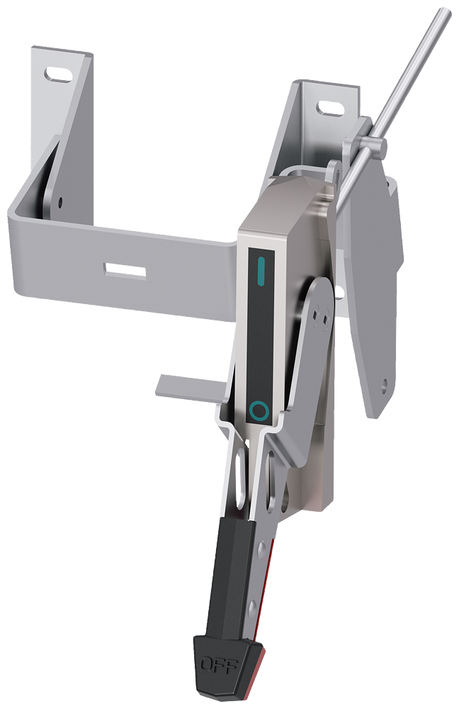 [Imagem UNIDADE DE COMANDO COM HASTES CONJUNTO COMPLETO COMPOSTO DE: MANÍPULO DE AÇO  3VA91380DK82 SIEMENS]