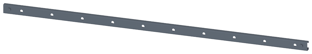 CALHA DE PASSAGEM DE CABOS A: 30 MM L: 900 MM GALVANIZADA 8MF13902HH SIEMENS