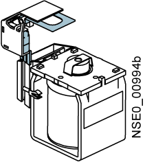 [Imagem ACESSÓRIOS DO DISJUNTOR 3WL, CHAVE DO SINALIZADOR PARA 1º E 2º DISPARADOR AUX 3WL91110AH020AA0 SIEMENS]