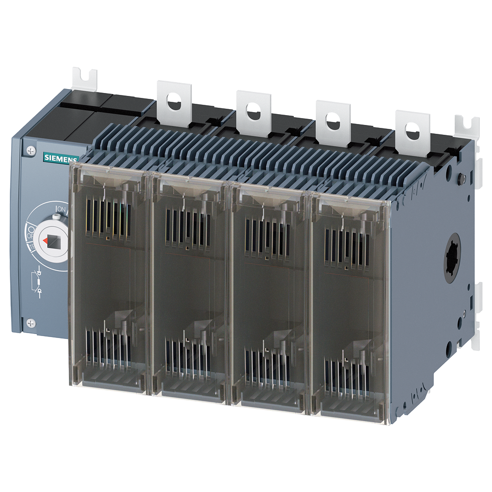 SECCIONADOR DE CORTE EM CARGA COM FUSÍVEL 250A TAM. 3 DE 4 POLOS PARA FUSÍV 3KF34254LF11 SIEMENS
