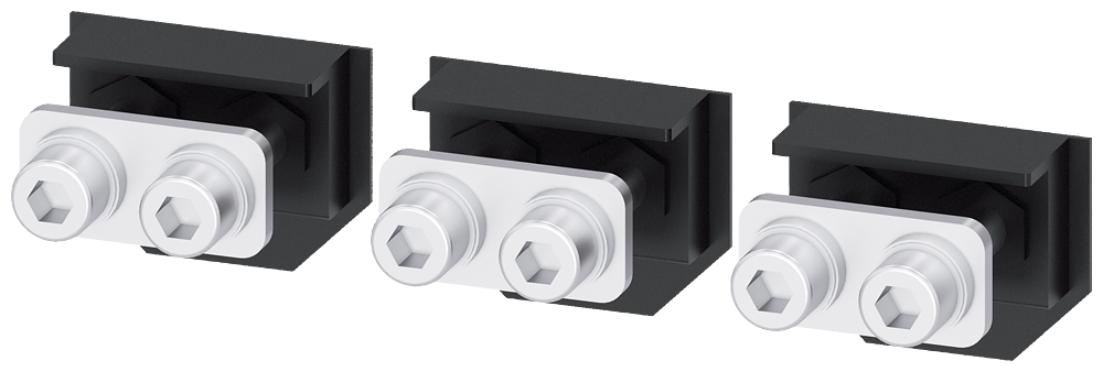 [Imagem CONEXÕES PRINCIPAIS DO LADO FRONTAL, 3PÇ. PARA INTERRUPTOR DE MONTAGEM FIXA A 3VW90110AL01 SIEMENS]