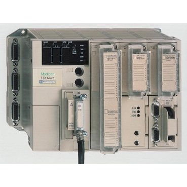 [Imagem do produto MÓDULO CONTROLE 3 SLOTS 60A 24VCC TSX3722101 SCHNEIDER]