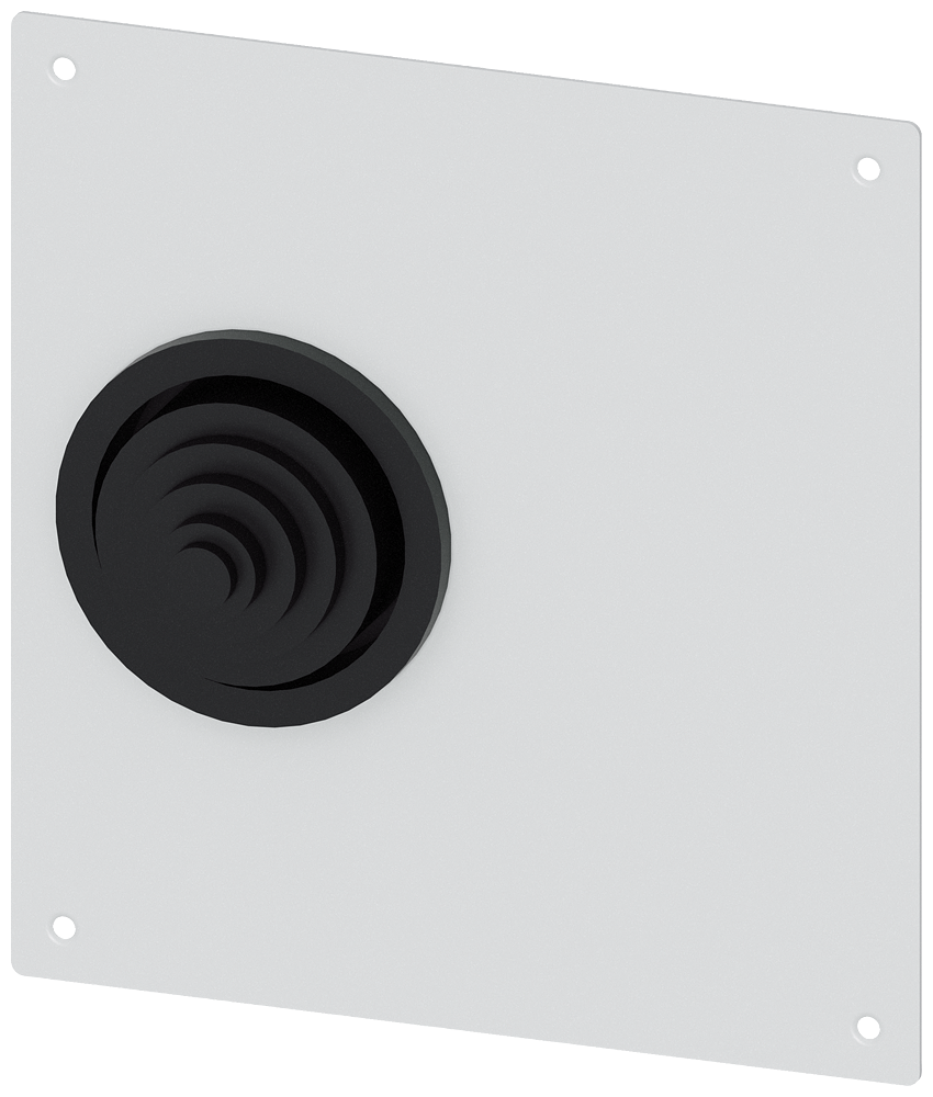 DIN PLACA DE FLANGE COM 1 X FOLE DE BORRACHA 8HC6900 IP55 8GK91000KK14 SIEMENS