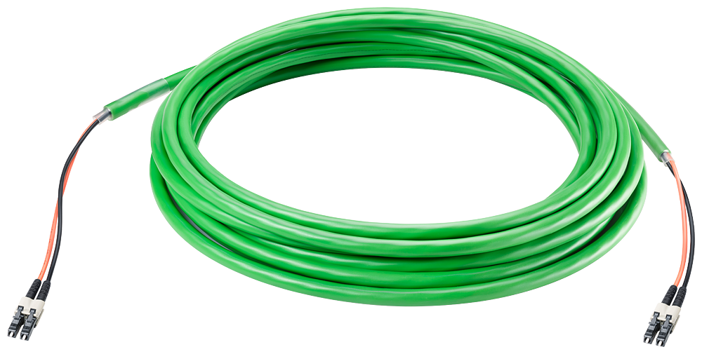 [Imagem CABO FO PRÉ-MONTADO 2X LC DUPLEX 10M 6XV18735AN10 SIEMENS]