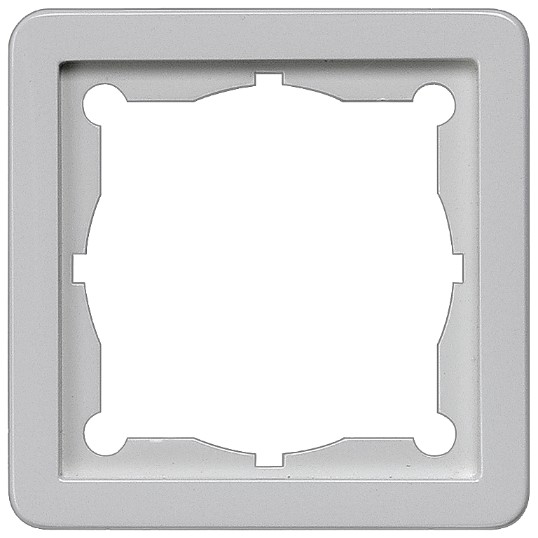 ARMAÇÃO INTERMÉDIA PRATA PARA 65X65 MM COM PLACA CENTRAL 51X51 MM 5TG1766 SIEMENS