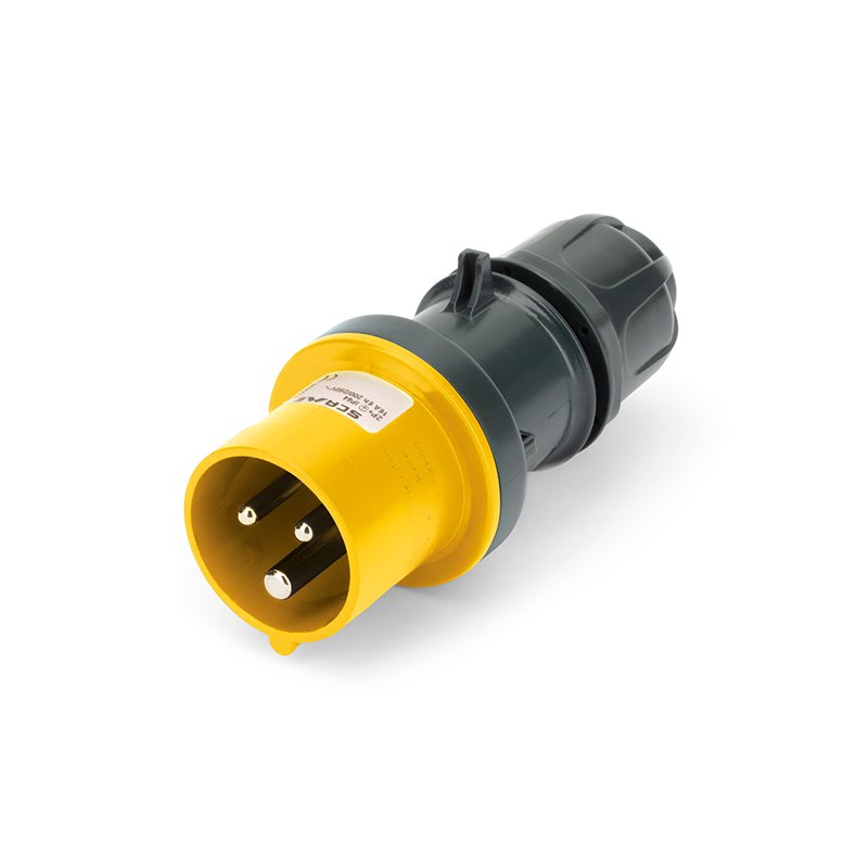 [Imagem do produto PLUGUE MÓVEL 20A 2P 3W 4H IP44 125V SCA320P4S SCAME]