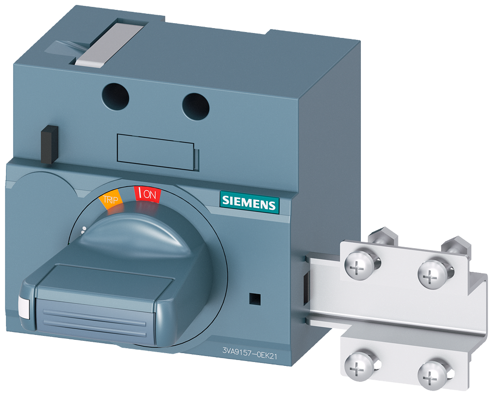 [Imagem ACIONAMENTO ROTATIVO FRONTAL PADRÃO COM TRAVAMENTO DA PORTA IEC IP30/40 ACESS 3VA91570EK21 SIEMENS]