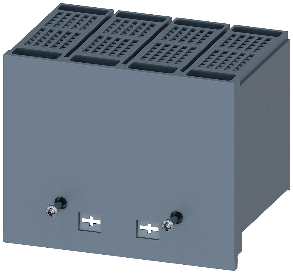 [Imagem TAMPA DE TERMINAL ESTENDIDA DE 4 POLOS 1 PEÇA ACESSÓRIOS PARA: 3VM10/11 3VM91110WF40 SIEMENS]