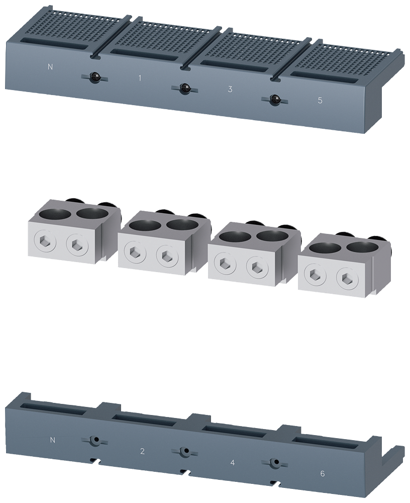 TERMINAL PARA CONDUTOR DE SEÇÃO CIRCULAR TA3.1 2X 4/0 - 600KCMIL PARA 2 CABOS 3VA95740JB23 SIEMENS