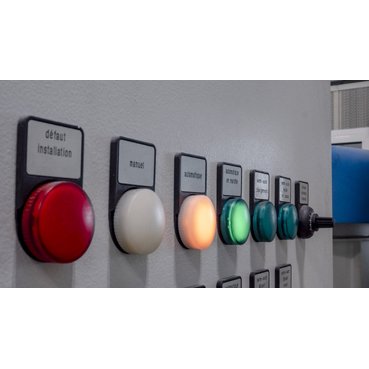 [Imagem PORTA ETIQUETA 30X40MM PRETO VERMELHO ON ZBY2311 SCHNEIDER]