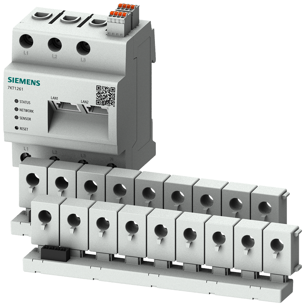KIT DE INICIAÇÃO 18 2X BARRAS DE 9 SENSORES + 18X 63 A SENSOR + GERENCIADOR 7KT1224 SIEMENS