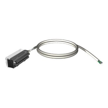 [Imagem do produto BLOCO TERMINAL PARA X80 16 PONTOS COM CABO 3 METROS BMXFTW301 SCHNEIDER]