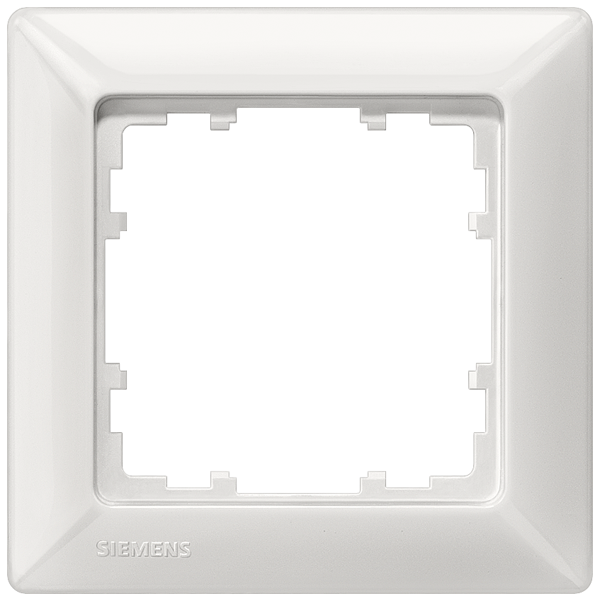 MOLDURA TITÂNIO BRANCO SIMPLES 5TG25510 SIEMENS