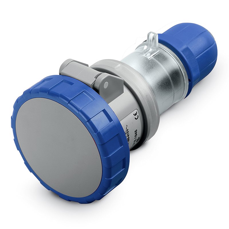 [Imagem TOMADA MÓVEL 16A 2P+E 6H IP66/IP67/IP69 318.1643.TR SCAME]