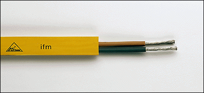 [Imagem CABO PLANO AS-INTERFACE 26,5-31,6VCC 1M IP67 AC4000 IFM]